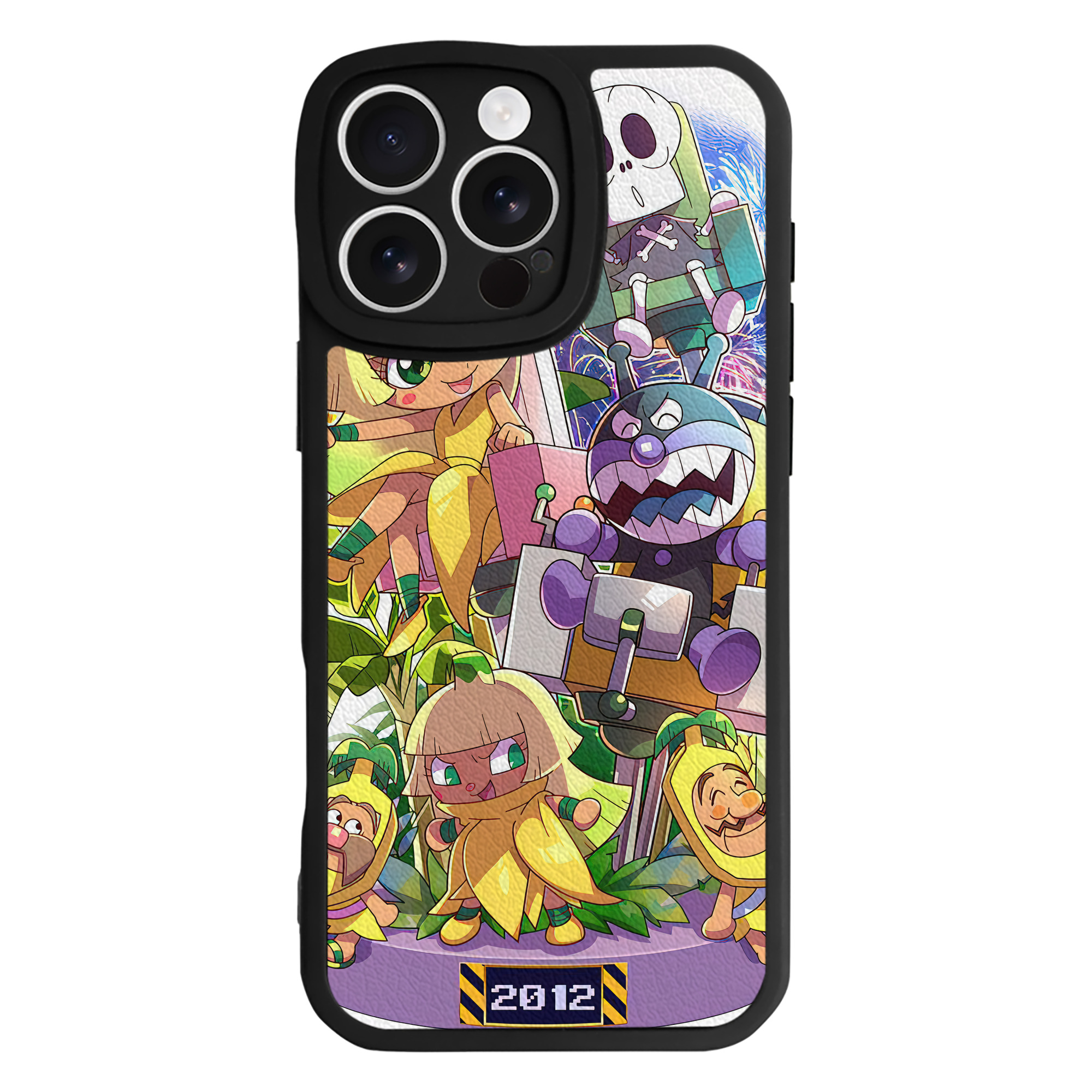 （画像用） アンパンマン Anpanman 【iPhone 16シリーズ対応】シリコンスマホケース（レザー調） 材質：シリコン